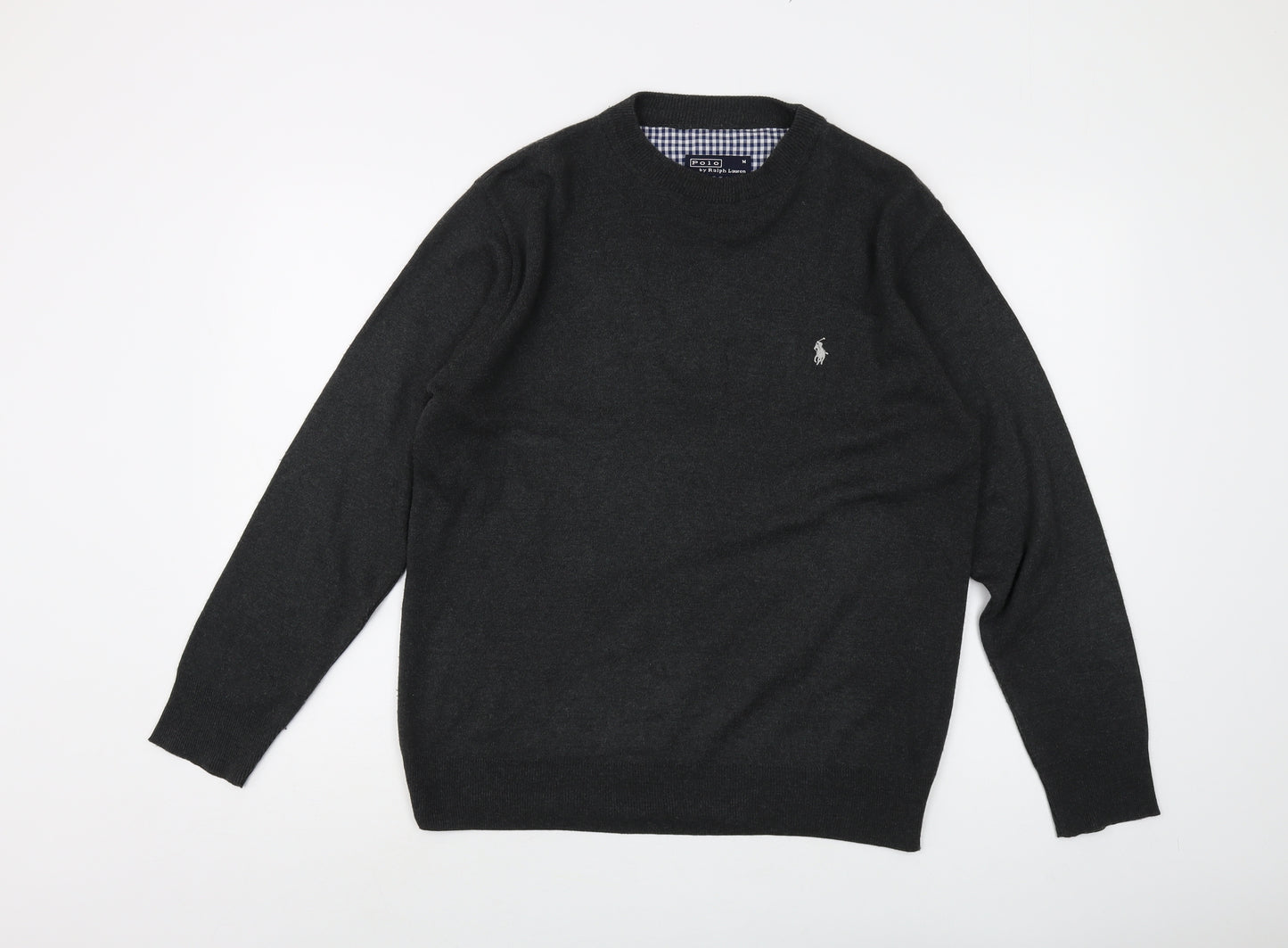 Polo Ralph Lauren Black Cotton Pullover Jumper M for Men