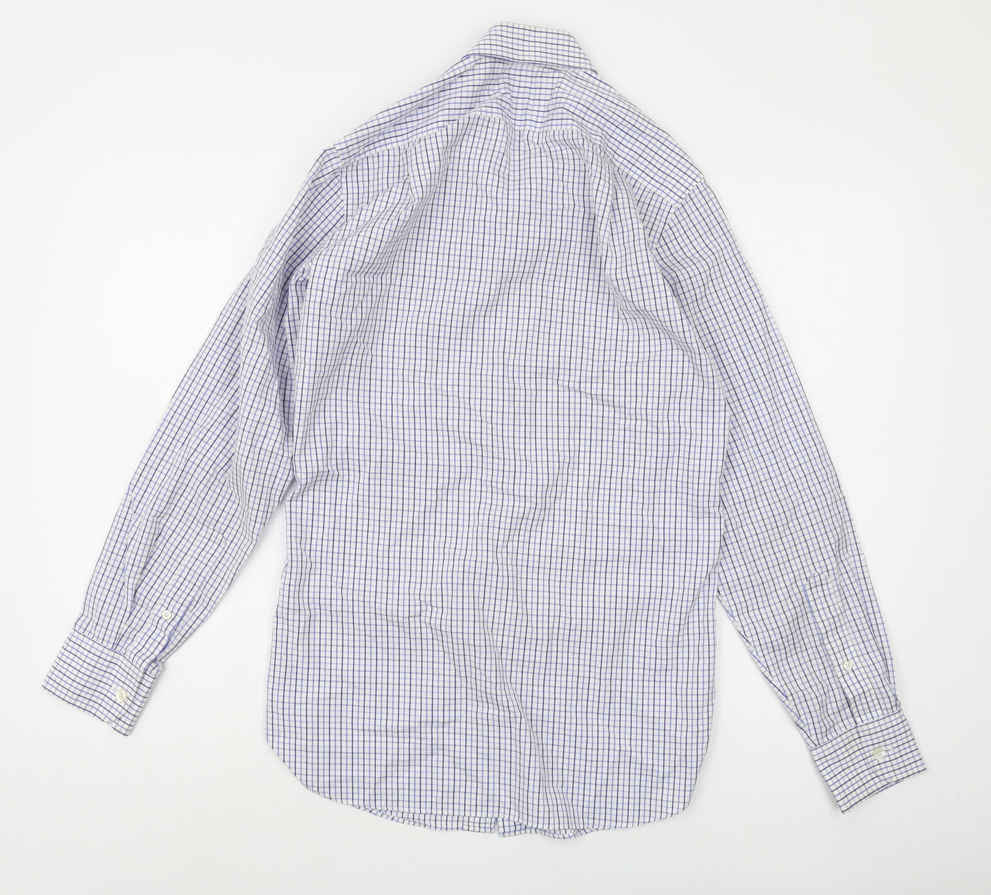 J.Crew Men's Blue XS Button-Up Check Shirt