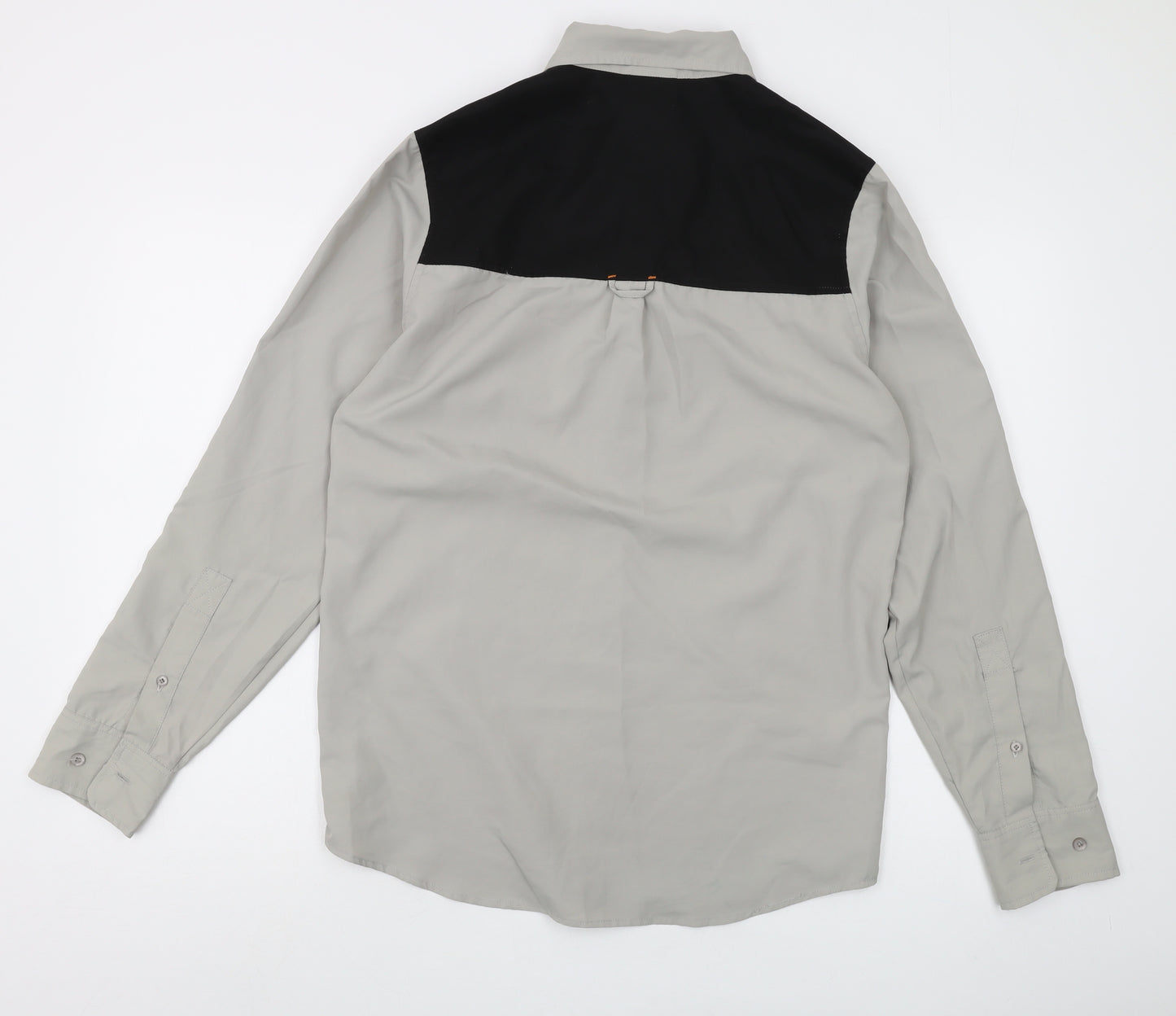 Craghoppers Men's Grey Button-Up Shirt S