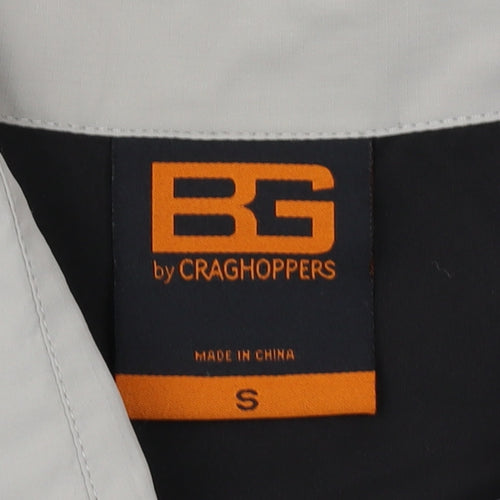 Craghoppers Men's Grey Button-Up Shirt S
