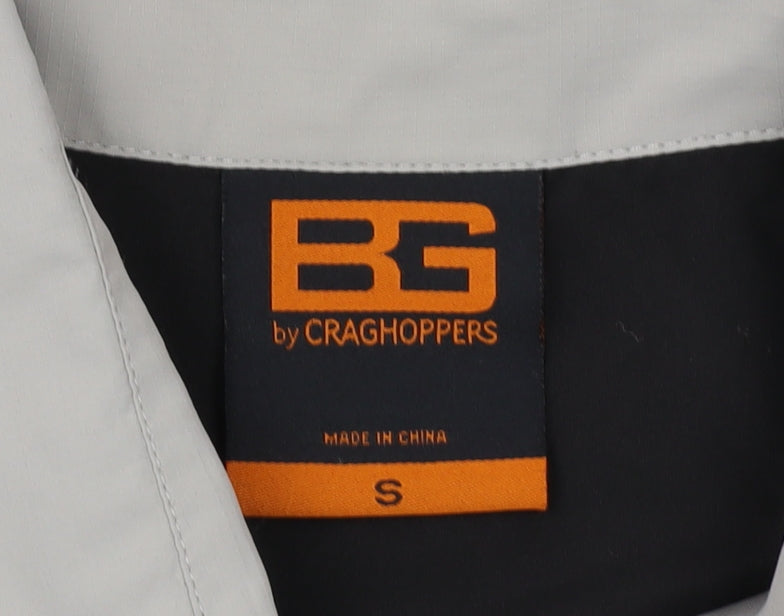 Craghoppers Men's Grey Button-Up Shirt S
