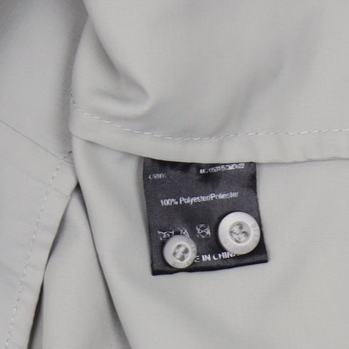 Craghoppers Men's Grey Button-Up Shirt S