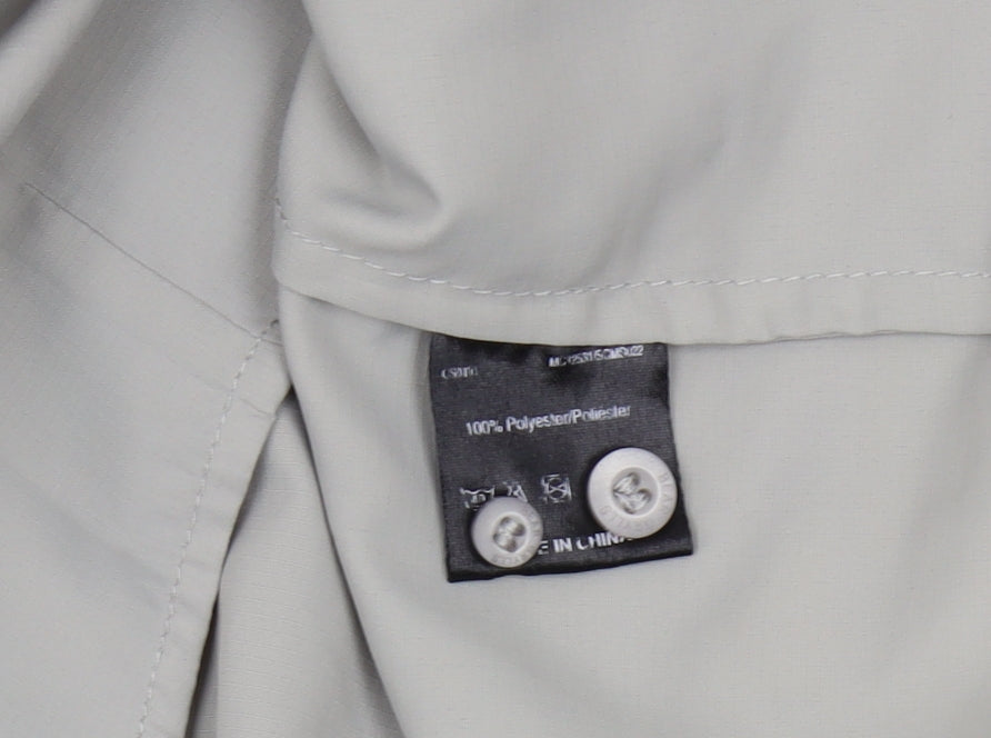 Craghoppers Men's Grey Button-Up Shirt S