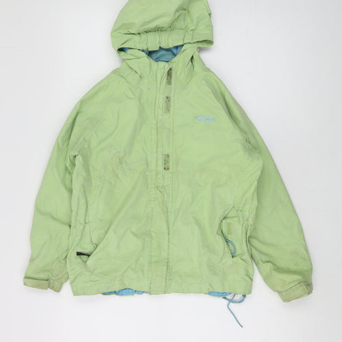 Gelert Unisex Kids Green Parka Light Hooded Jacket 9-10 Years