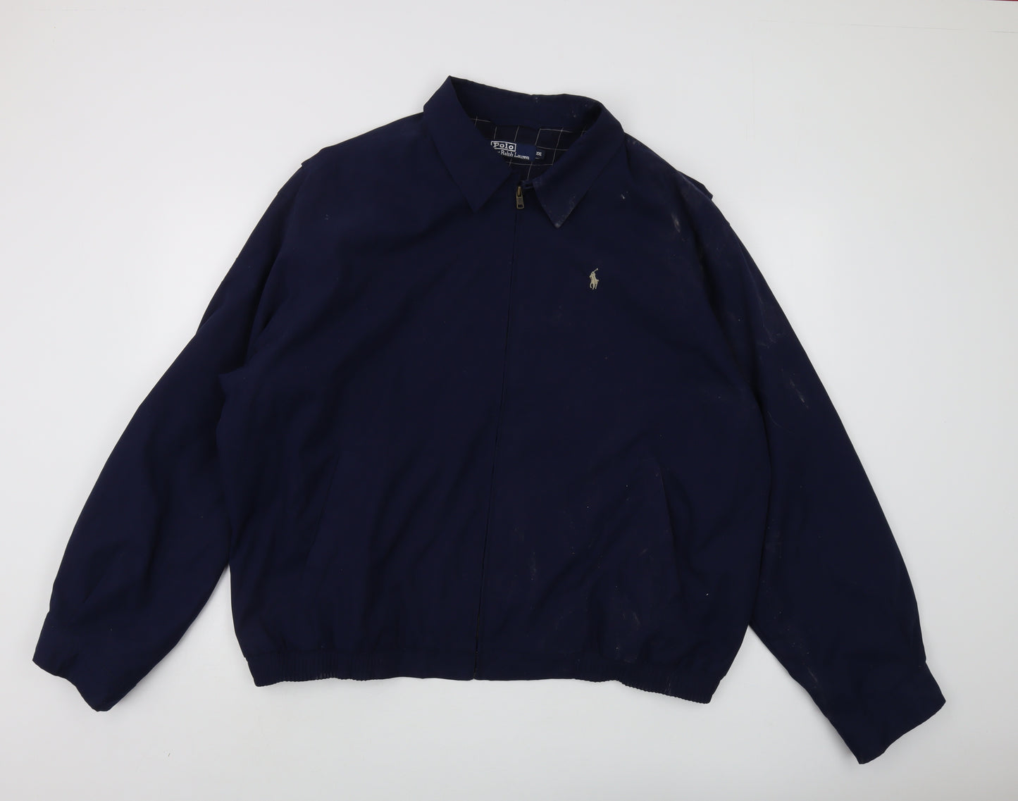 Polo Ralph Lauren Men's Blue 2XL Bomber Jacket