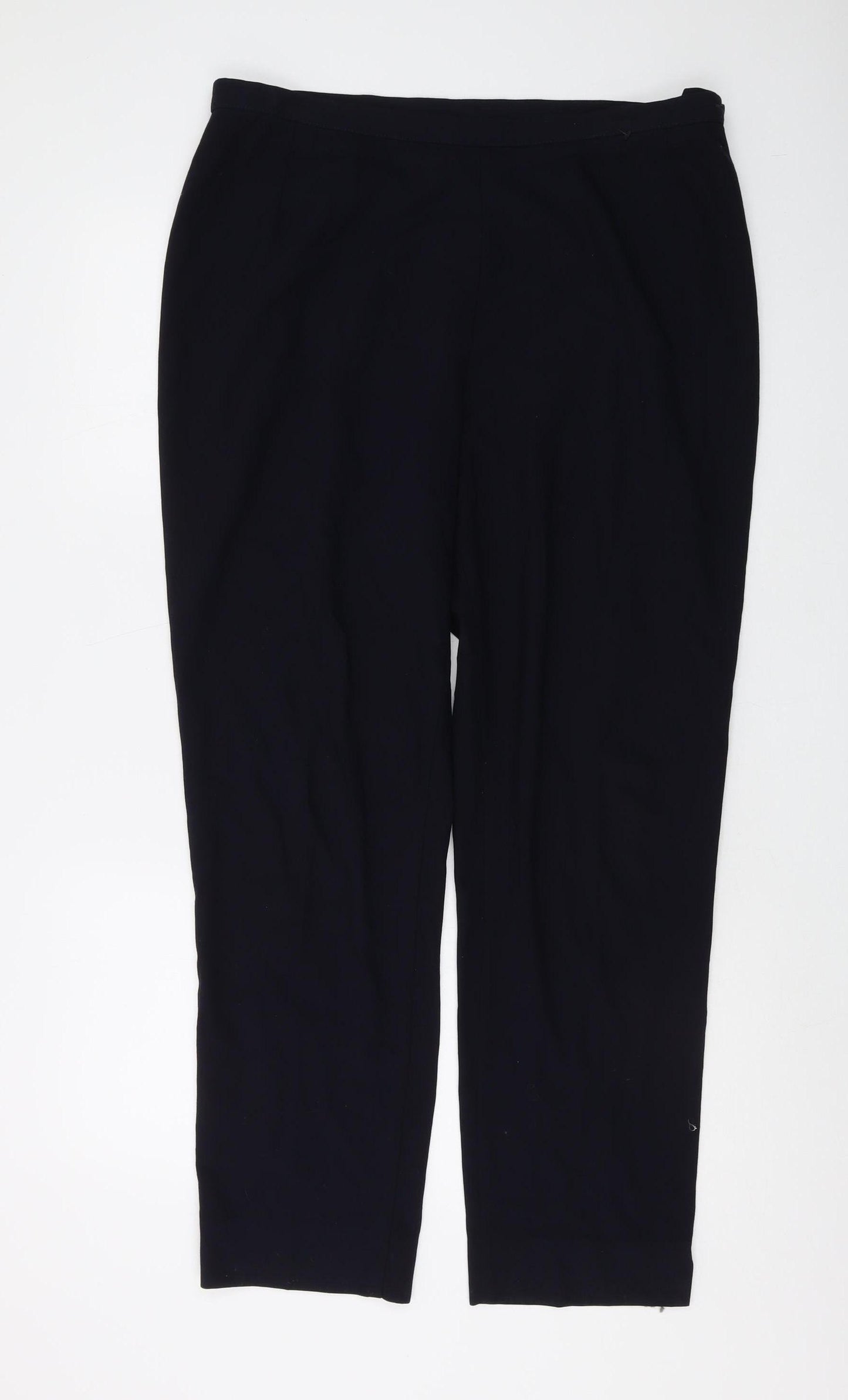 Marks and Spencer Women's Black Straight Trousers Size 18