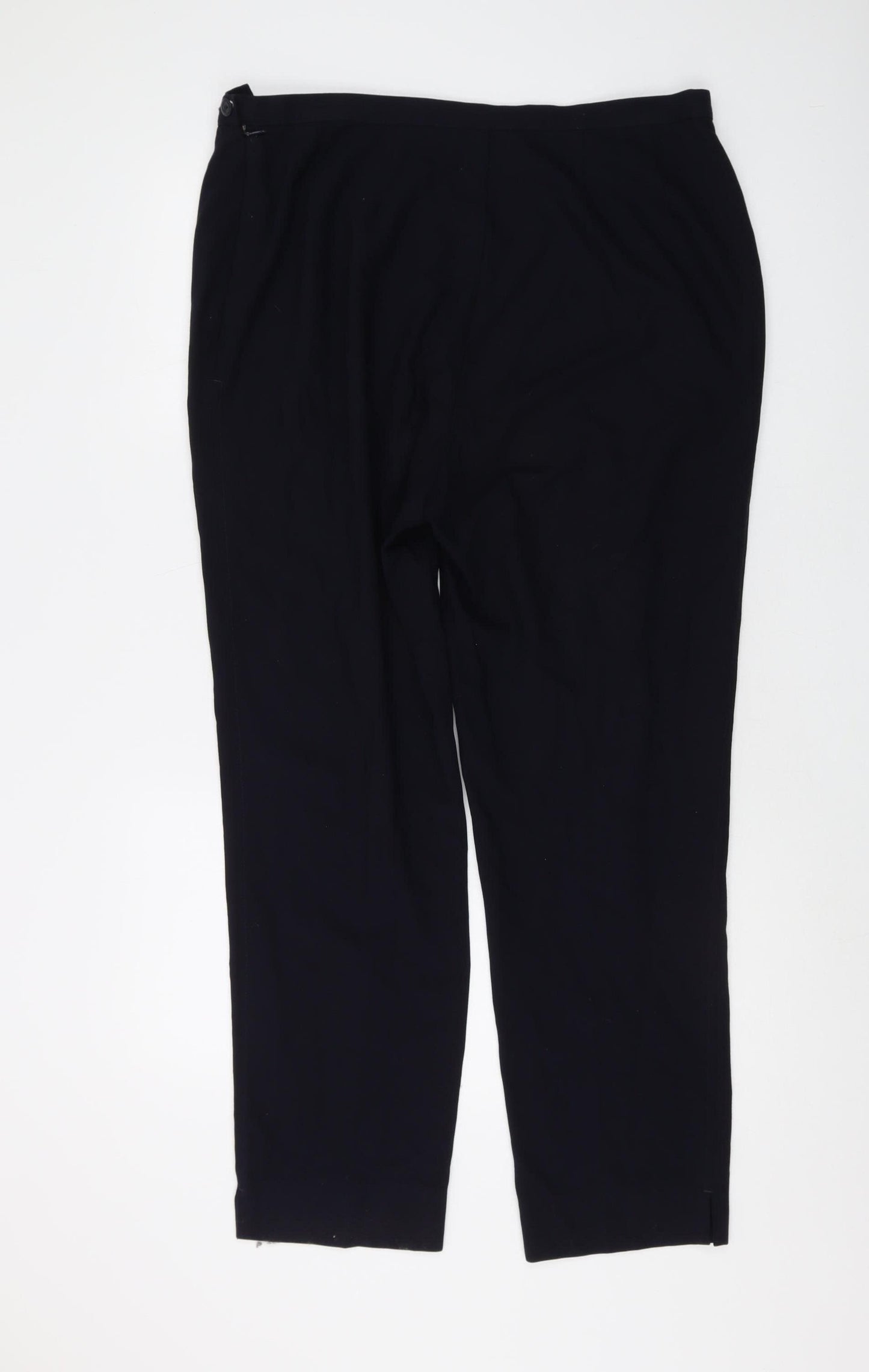 Marks and Spencer Women's Black Straight Trousers Size 18