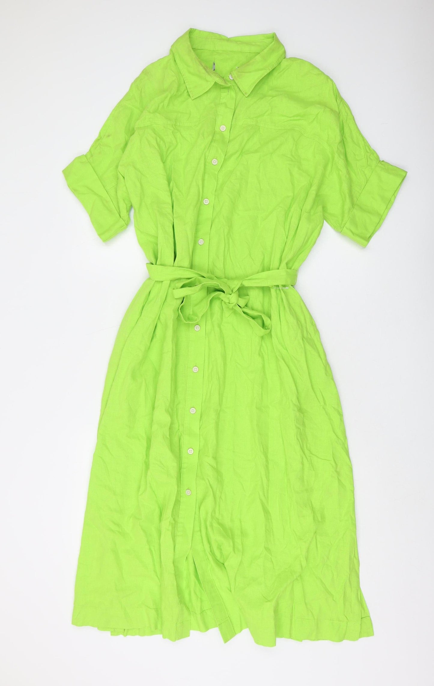 Marks and Spencer Women's Green Shirt Dress Size L