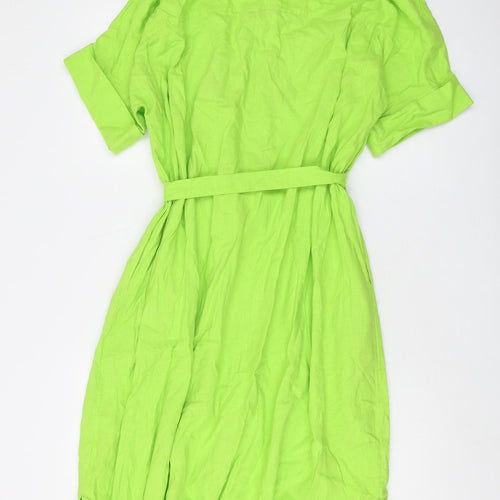 Marks and Spencer Women's Green Shirt Dress Size L