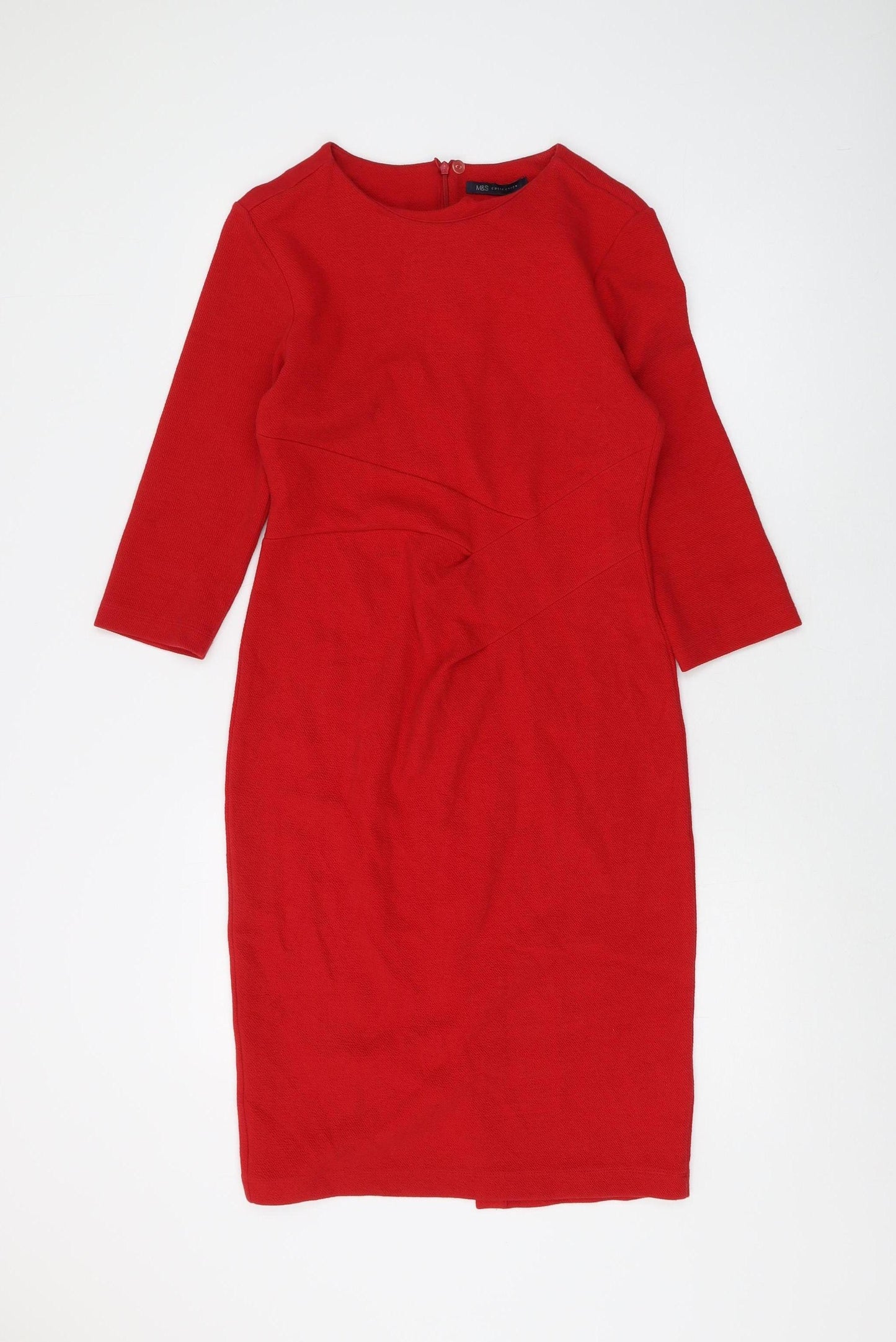 Marks and Spencer Women’s Red Sheath Dress Size 10