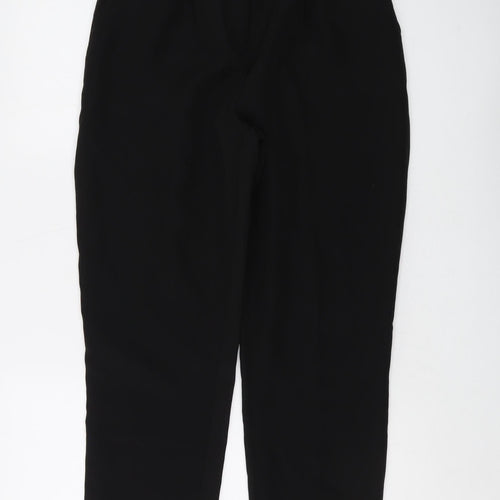 New Look Women's Black Paperbag Trousers Size 10