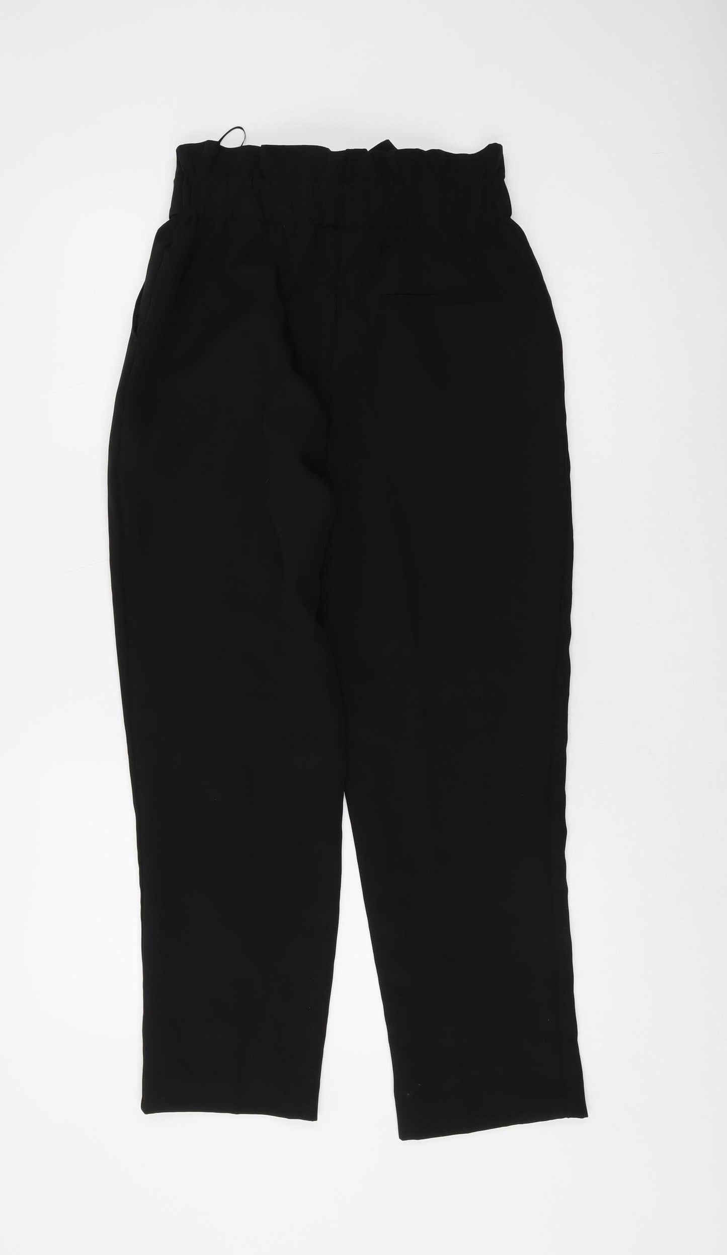 New Look Women's Black Paperbag Trousers Size 10