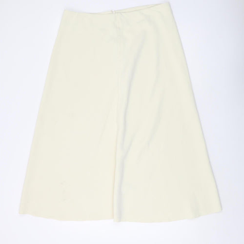 Marks and Spencer Women's Ivory A-Line Midi Skirt