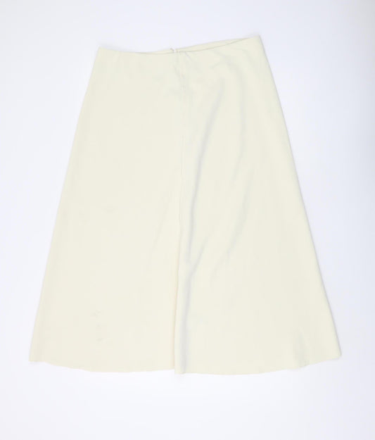 Marks and Spencer Women's Ivory A-Line Midi Skirt