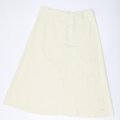 Marks and Spencer Women's Ivory A-Line Midi Skirt