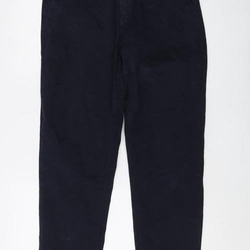 Next Men's Blue Chino Trousers, Size M, Regular Fit