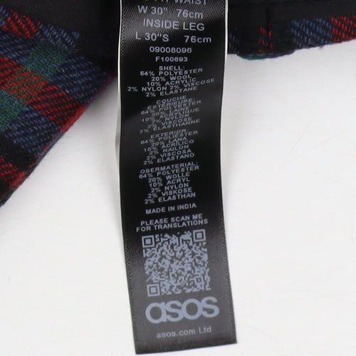 ASOS Men's Multicoloured Slim Chino Trousers 30