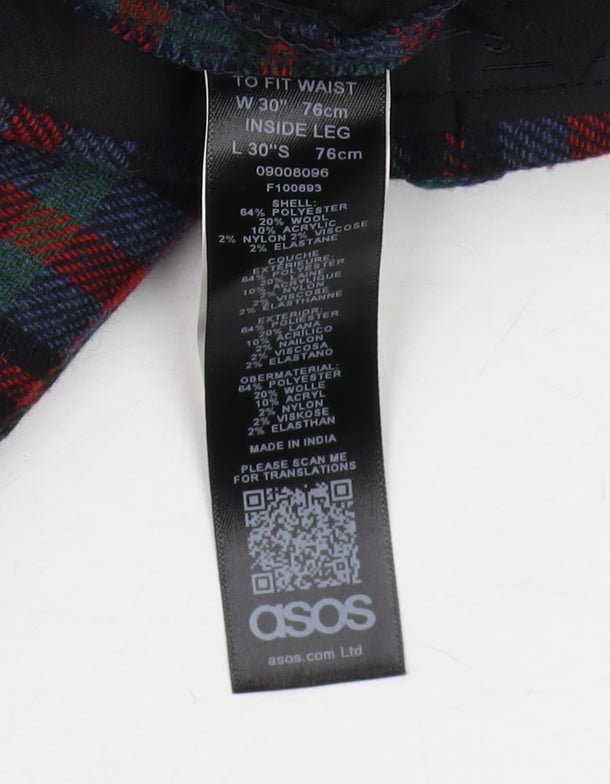 ASOS Men's Multicoloured Slim Chino Trousers 30