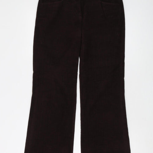 Marks and Spencer Women's Brown Corduroy Bootcut Trousers