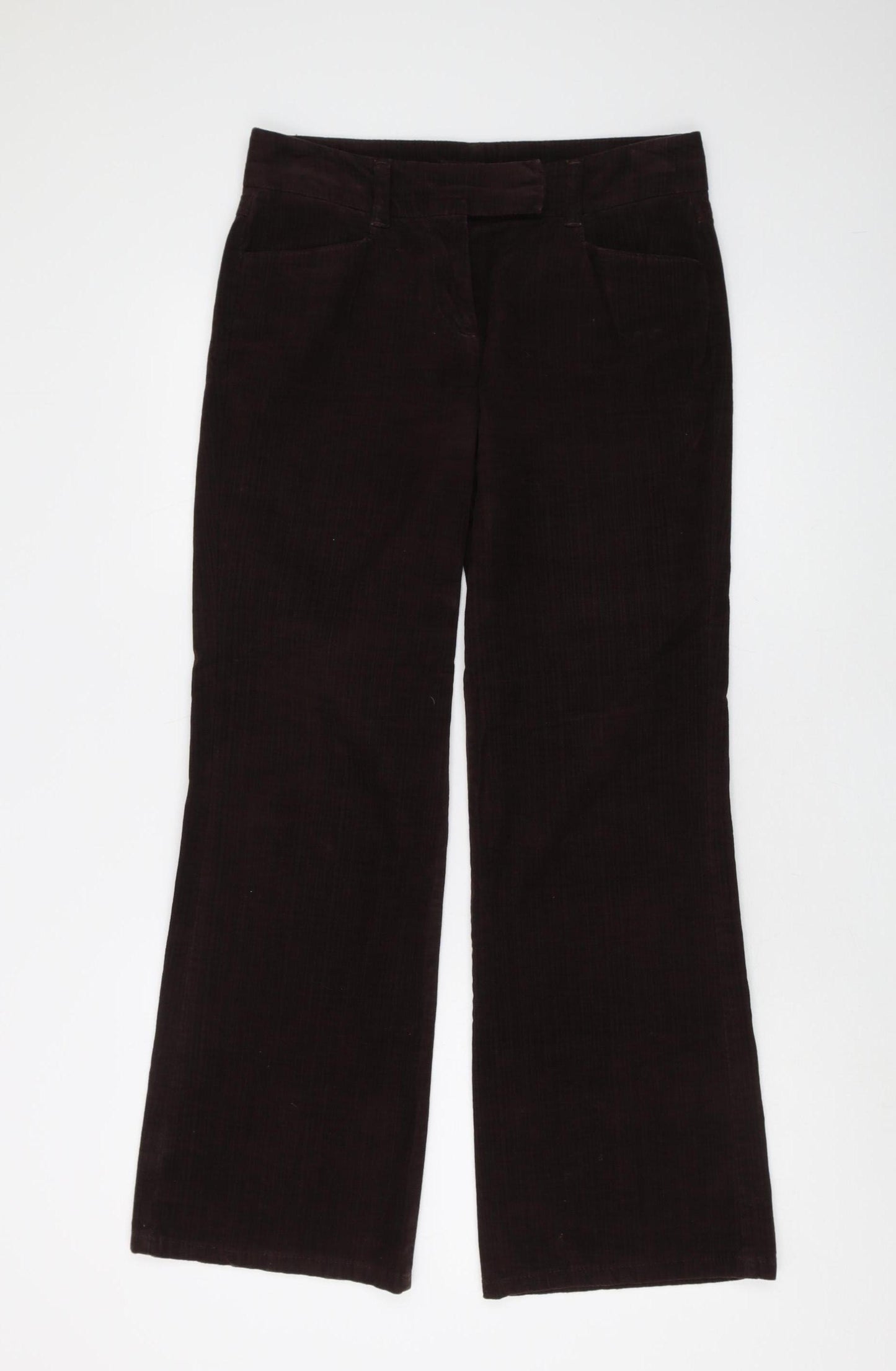 Marks and Spencer Women's Brown Corduroy Bootcut Trousers