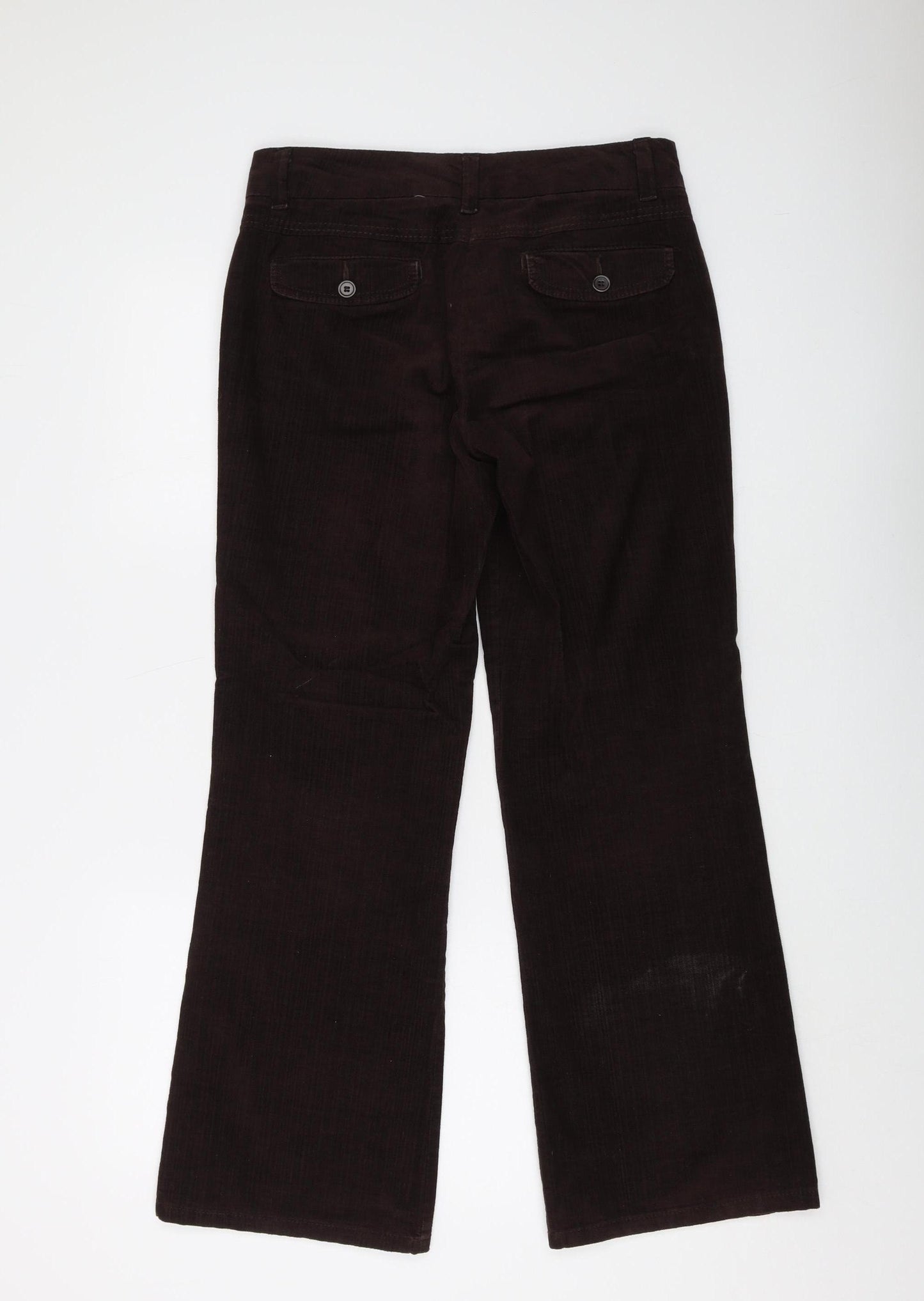 Marks and Spencer Women's Brown Corduroy Bootcut Trousers