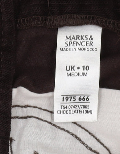 Marks and Spencer Women's Brown Corduroy Bootcut Trousers