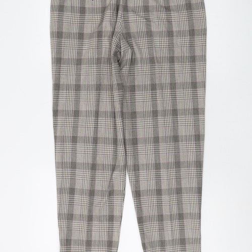 Marks and Spencer Plaid Chino Trousers, Women's Size 12