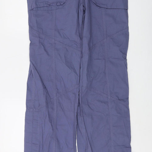 Marks and Spencer Women's Blue Cargo Trousers Size 12