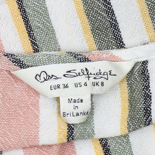 Miss Selfridge Women's Striped Camisole Blouse Size 8