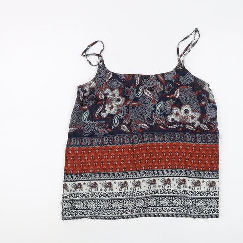 New Look Women's Multicoloured Paisley Camisole Tank