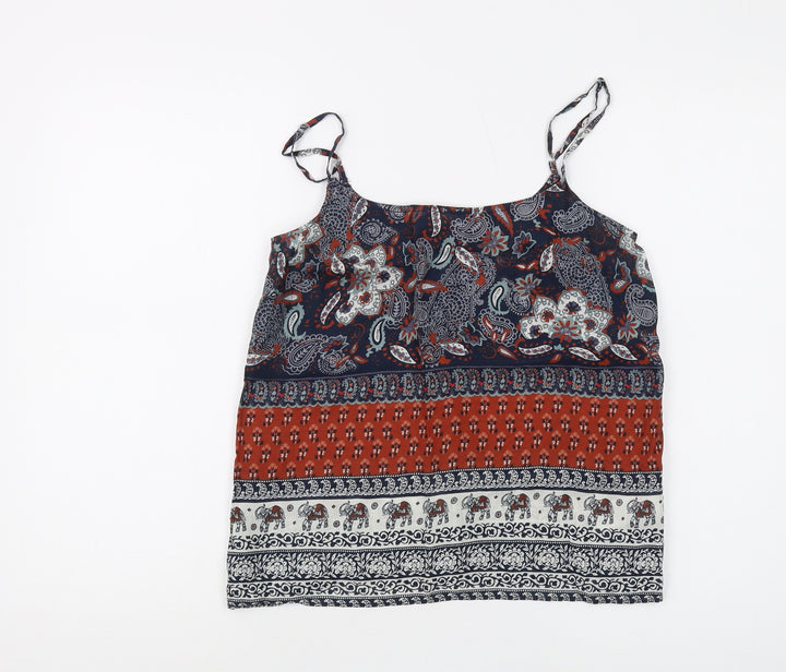 New Look Women's Multicoloured Paisley Camisole Tank