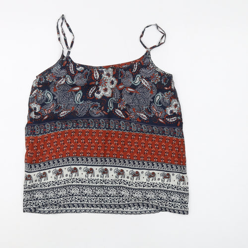 New Look Women's Multicoloured Paisley Camisole Tank