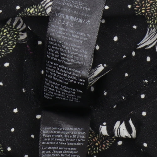 Topshop Floral Black Camisole Women Size 8