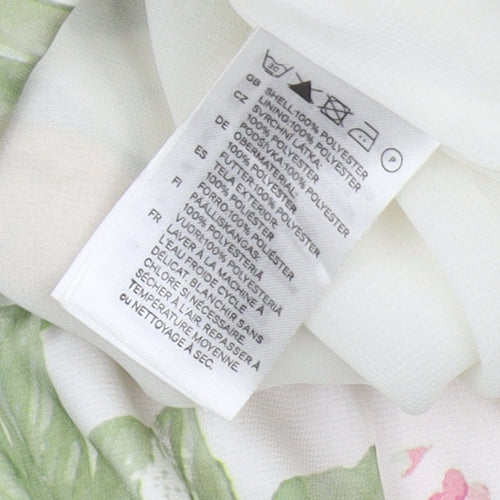H&M Women's Floral Slip Dress, Multicoloured, Size 8