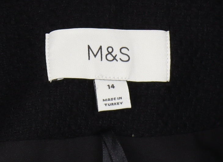 Marks and Spencer Women's Black Basic Jacket Size 14