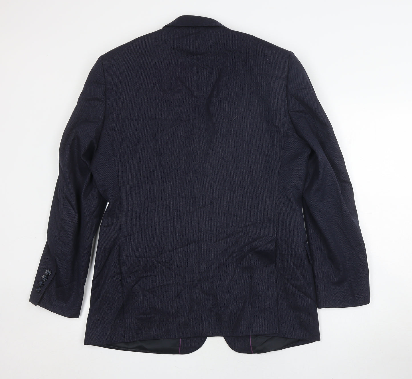 Brook Taverner Men's Black Wool Blazer 38R
