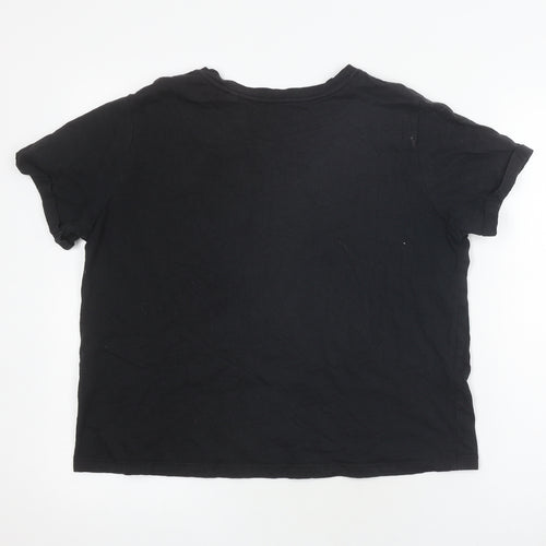 Superdry Women's Black XL Crew Neck Basic T-Shirt