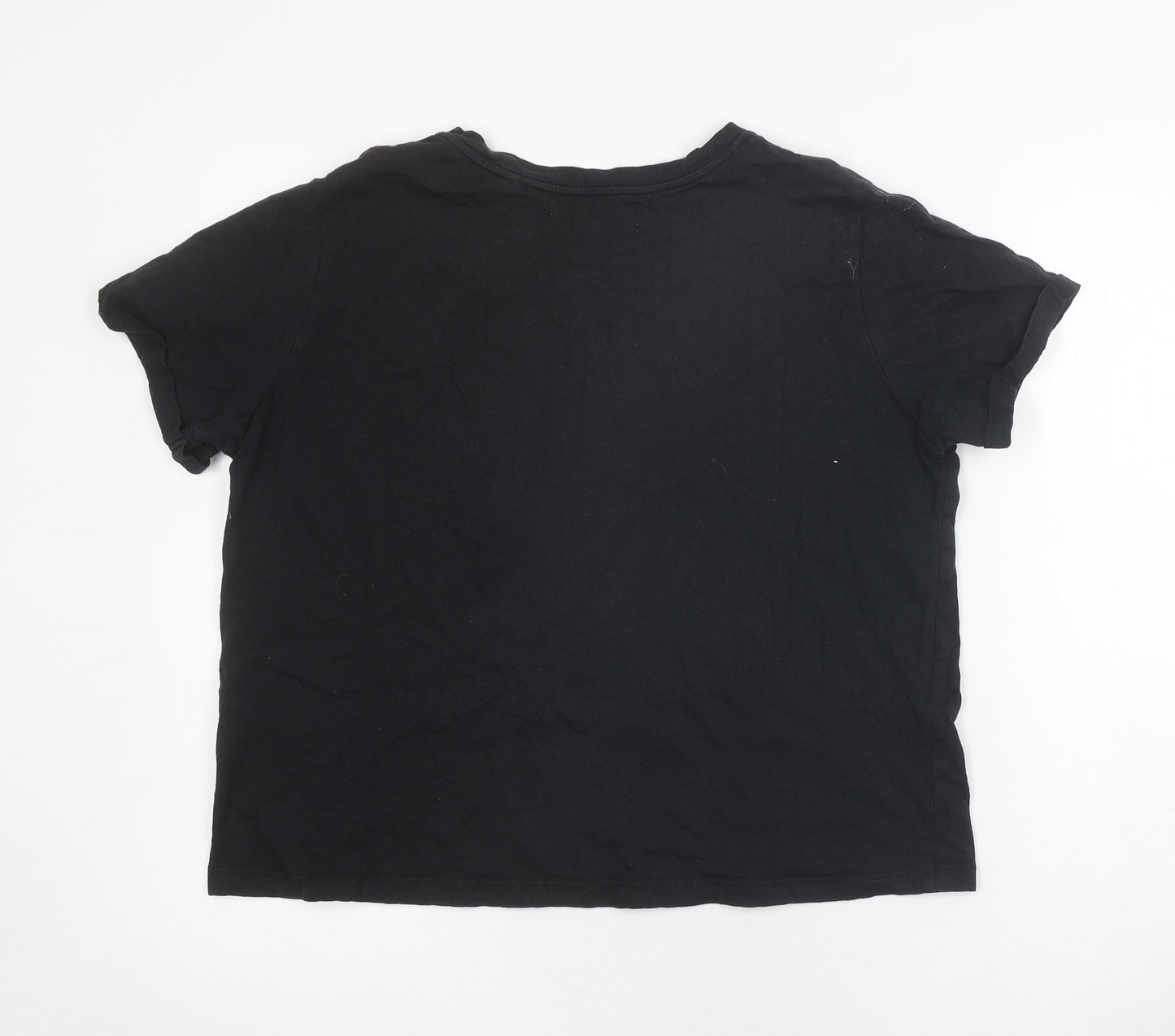 Superdry Women's Black XL Crew Neck Basic T-Shirt