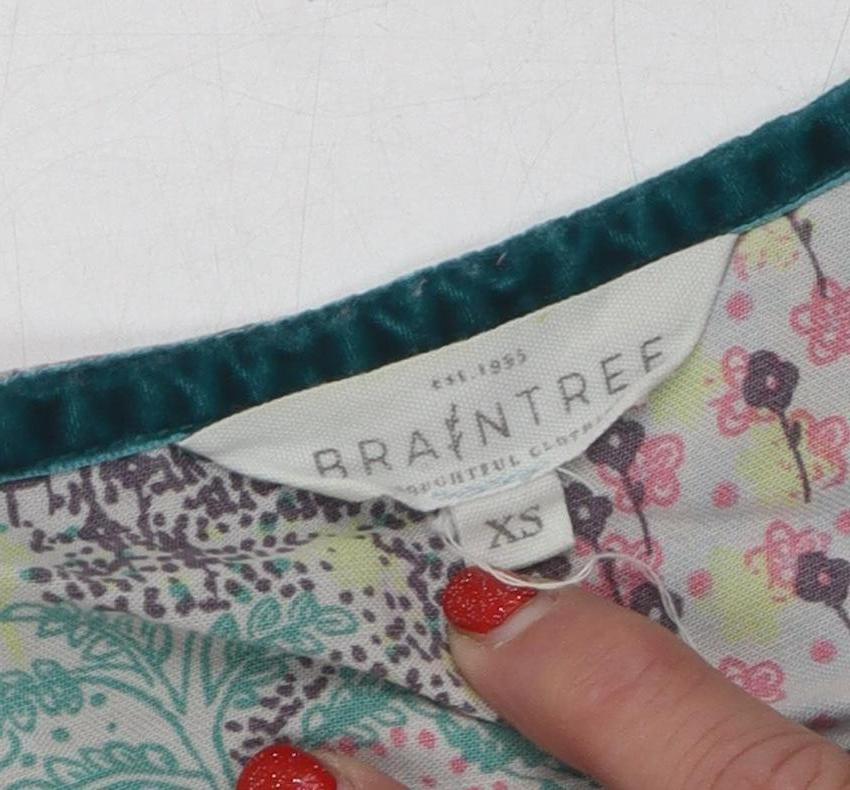 Braintree Women's Multicoloured XS Striped T-Shirt