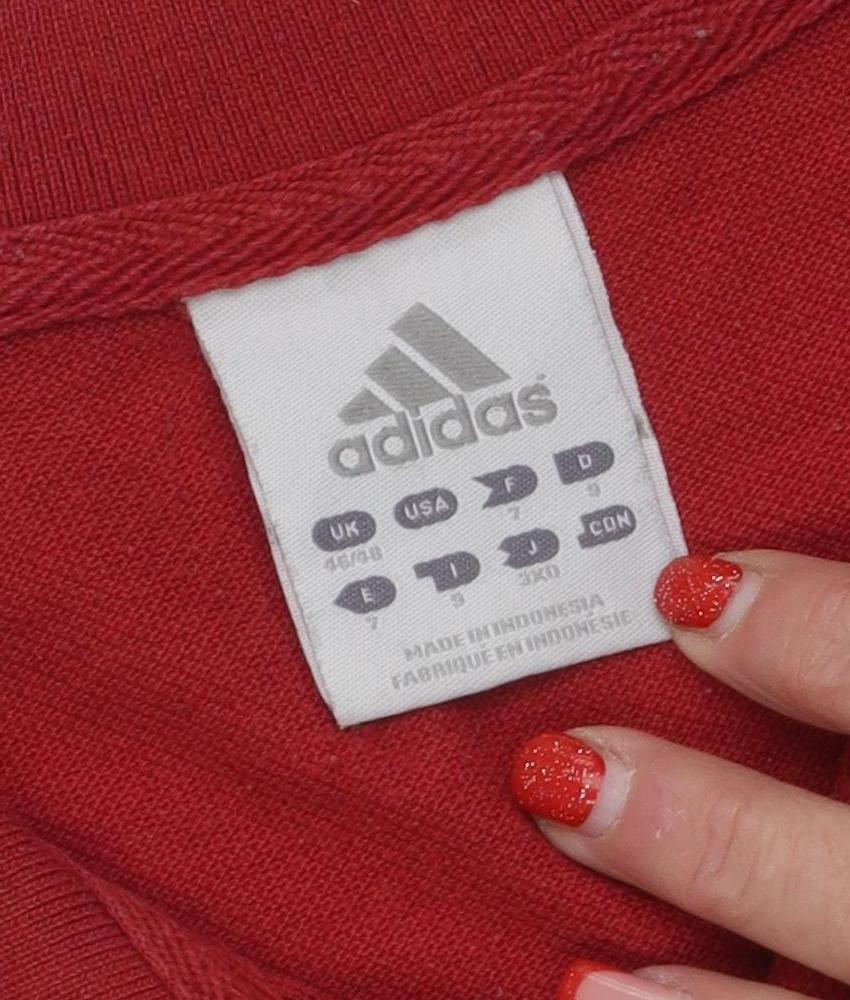 Adidas Men's Red 3XL Polo Shirt - Sporty Casual Style