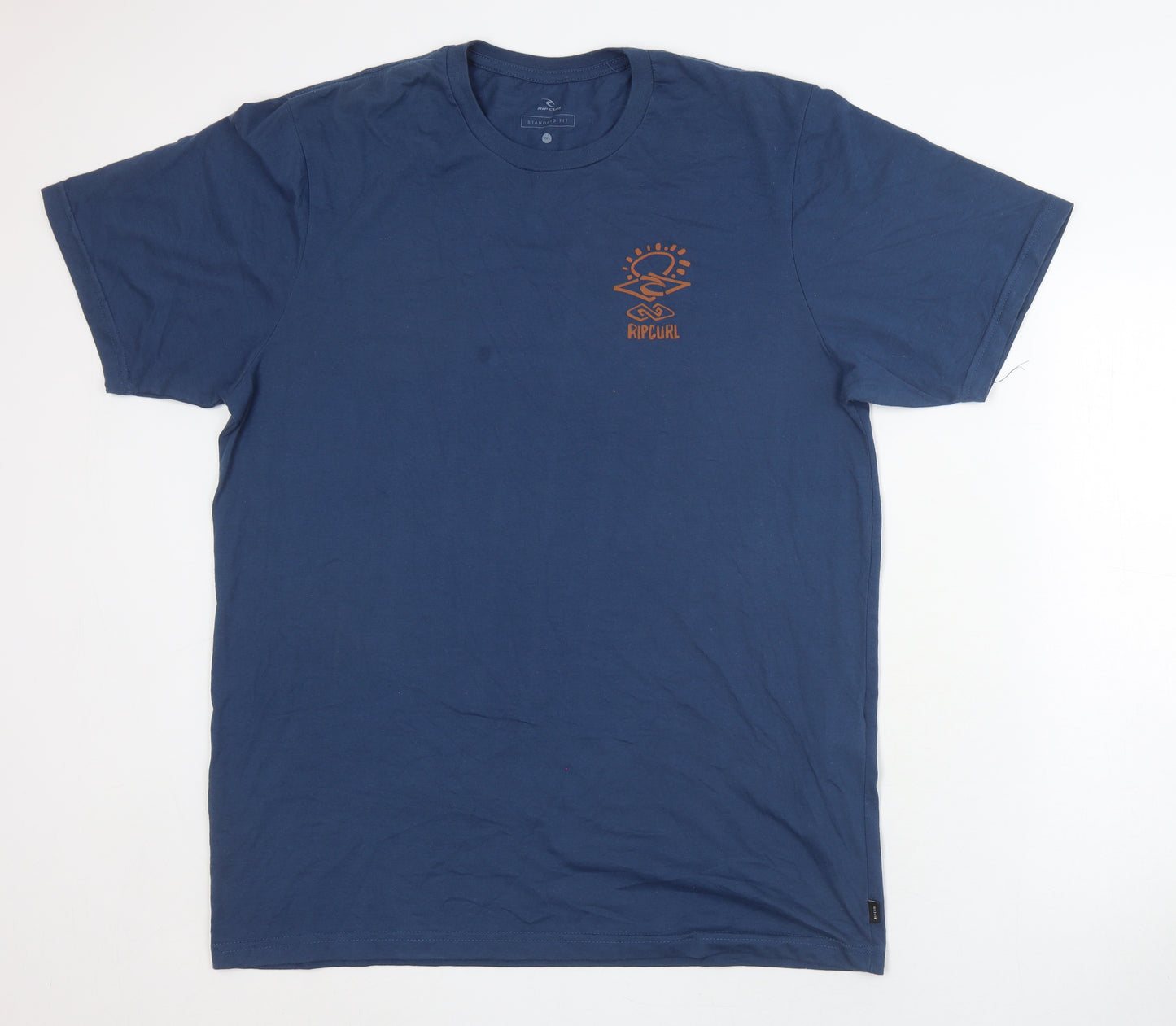 Rip Curl Men's Blue XXL Cotton Logo T-Shirt