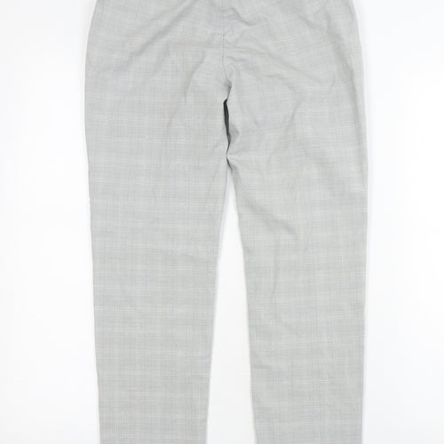 Uniqlo Women's Grey Check Dress Pants - Size S
