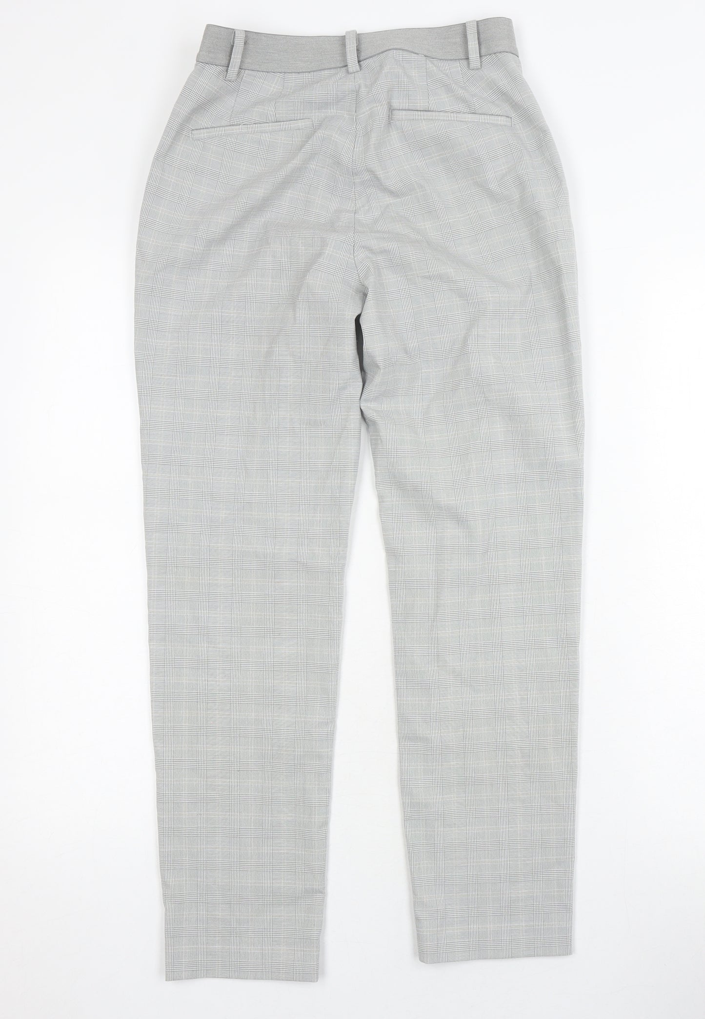 Uniqlo Women's Grey Check Dress Pants - Size S