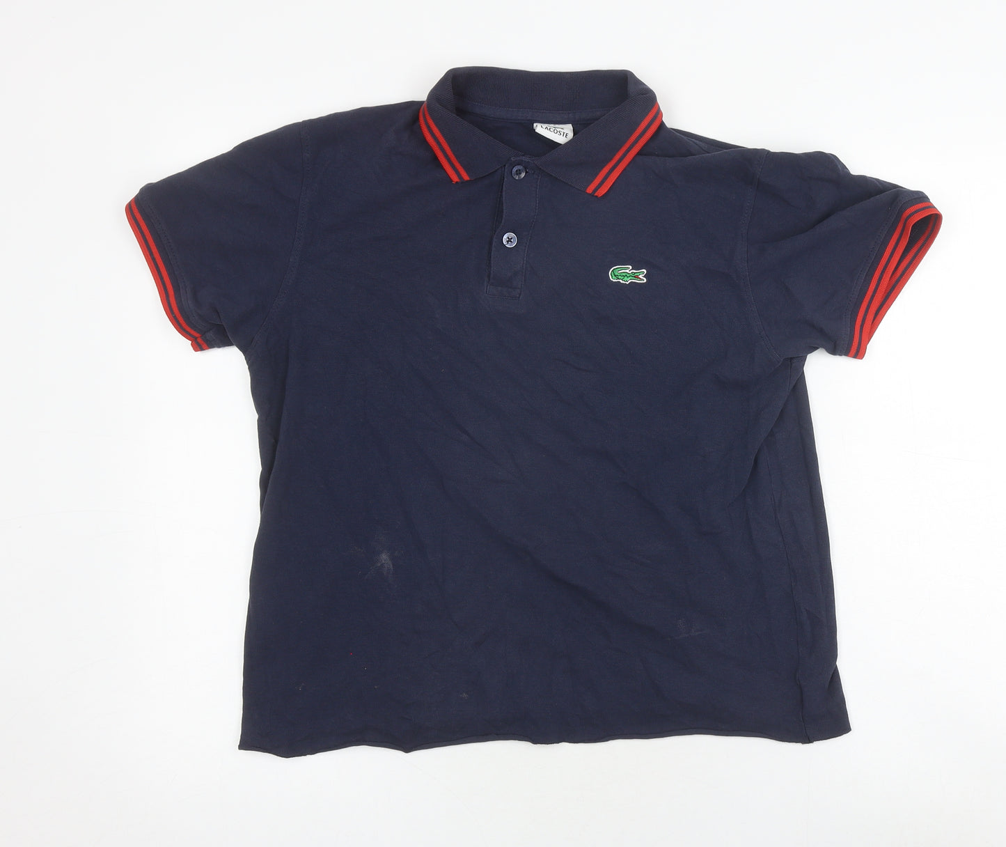 Lacoste Men's Blue XL Polo Shirt, Casual, Logo Accents