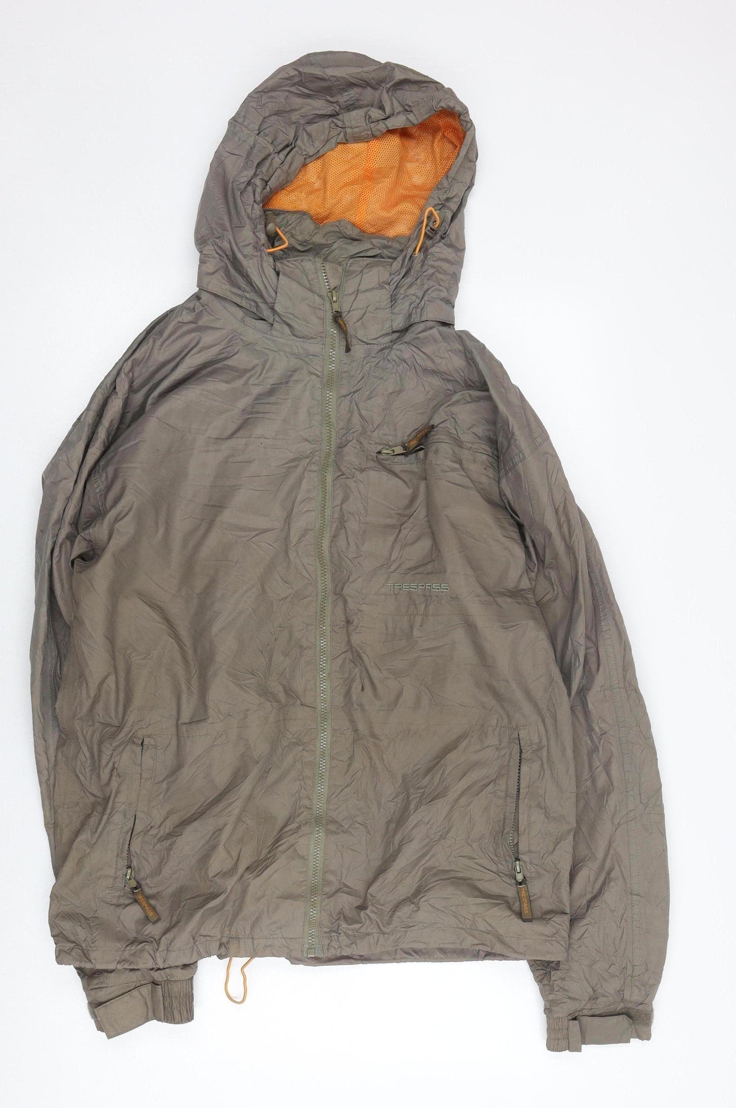 Trespass Men's Brown 2XL Waterproof Rain Coat Jacket