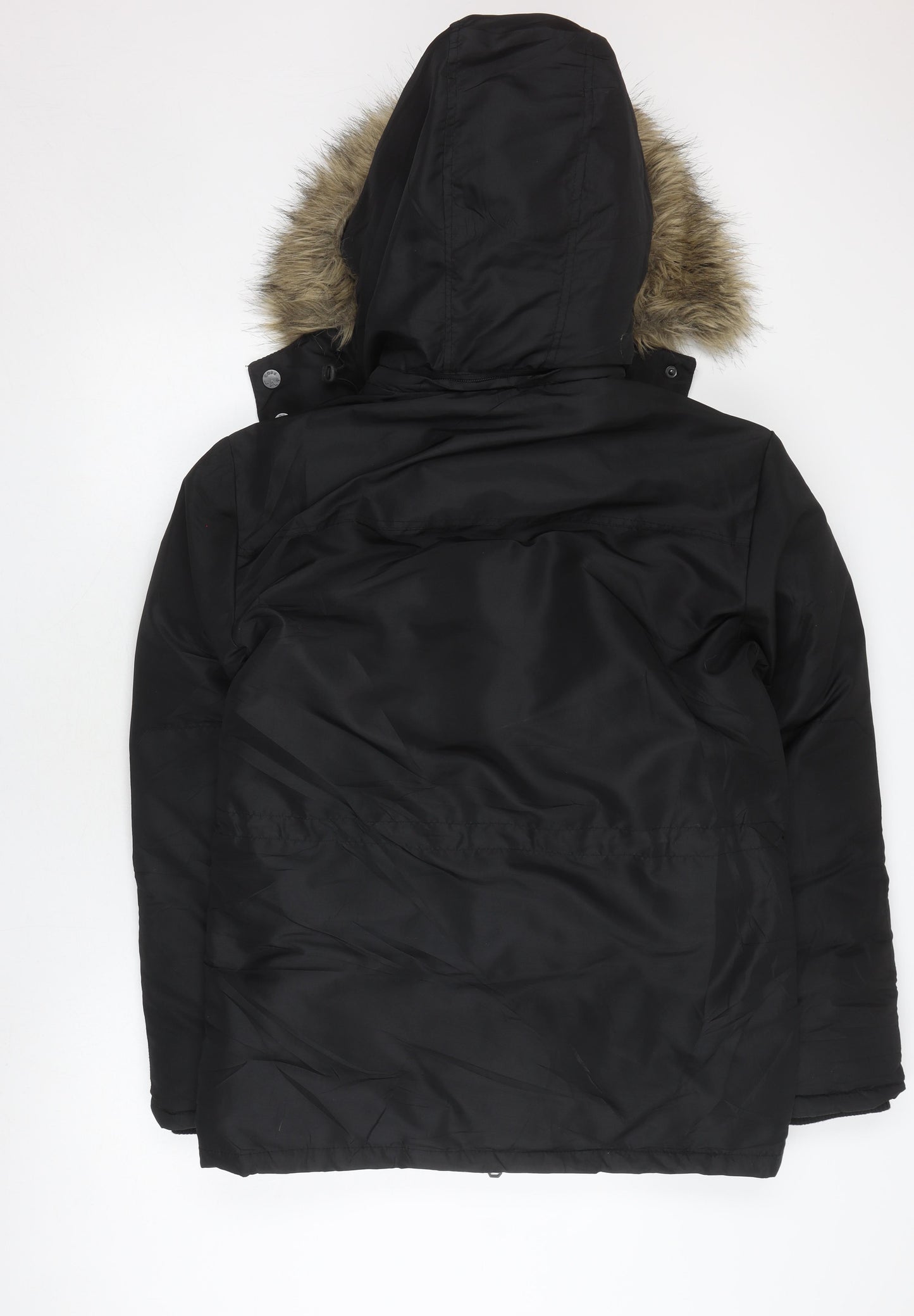 Jack & Jones Men's Black Parka Jacket S