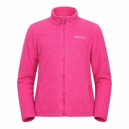 Mountain Warehouse Girls Pink Full Zip Fleece Hoodie M 11-12 Years