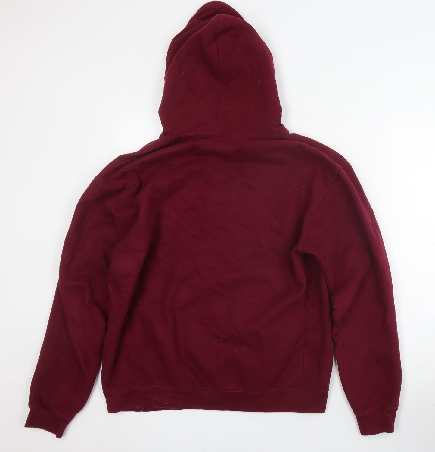 JHoods Unisex Red Pullover Hoodie Size L