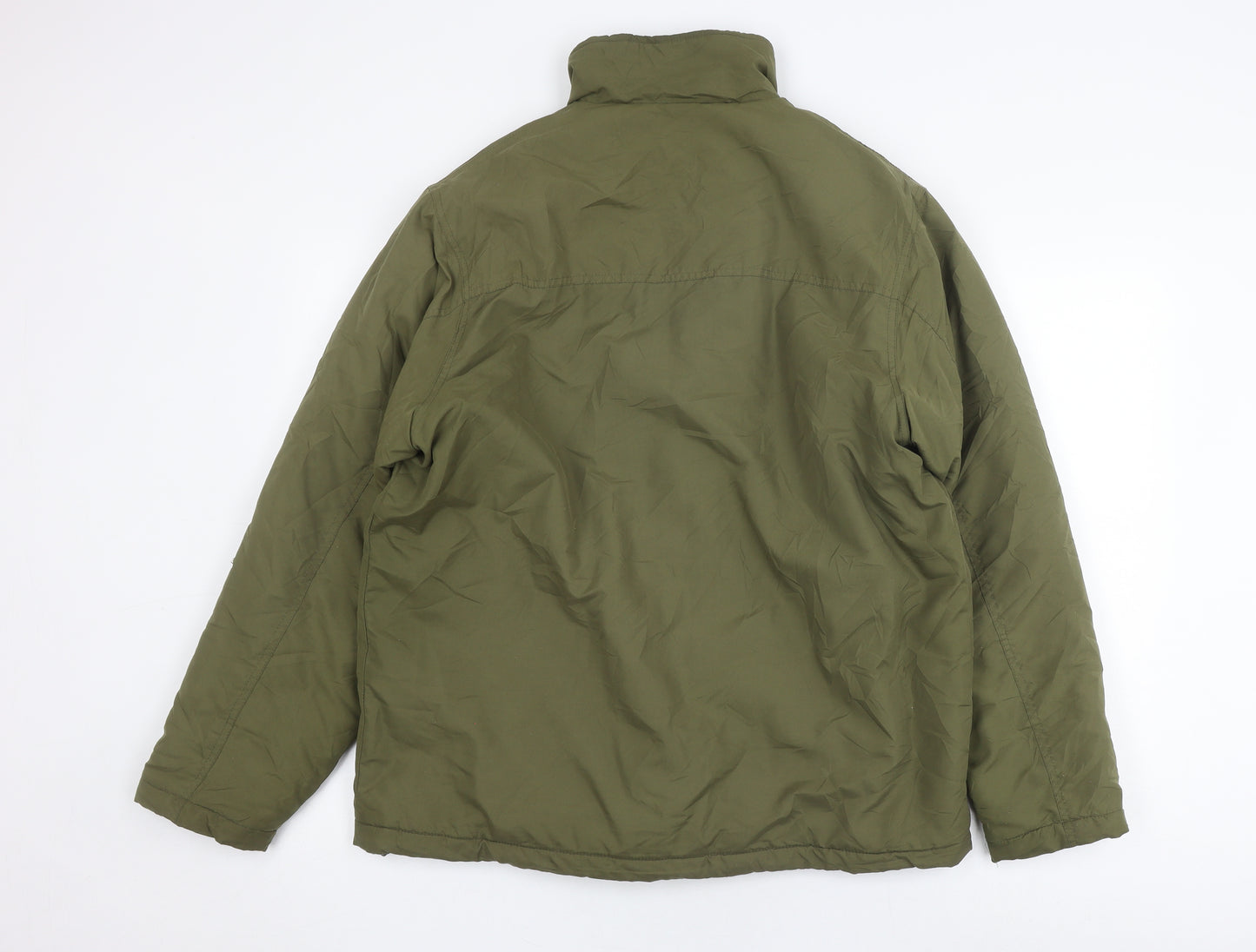 Carabou Men's Green Puffer Jacket M Winter Warm