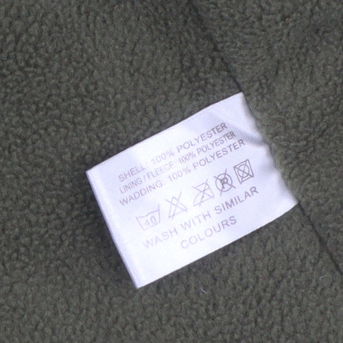 Carabou Men's Green Puffer Jacket M Winter Warm